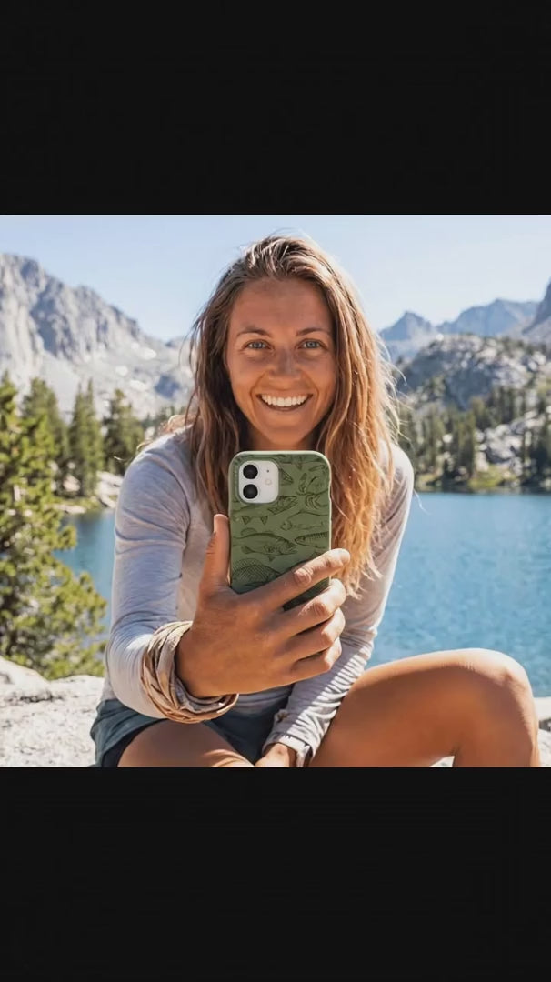 Forest Floor Fishing Lodge iPhone 15 Case - Product video demonstration