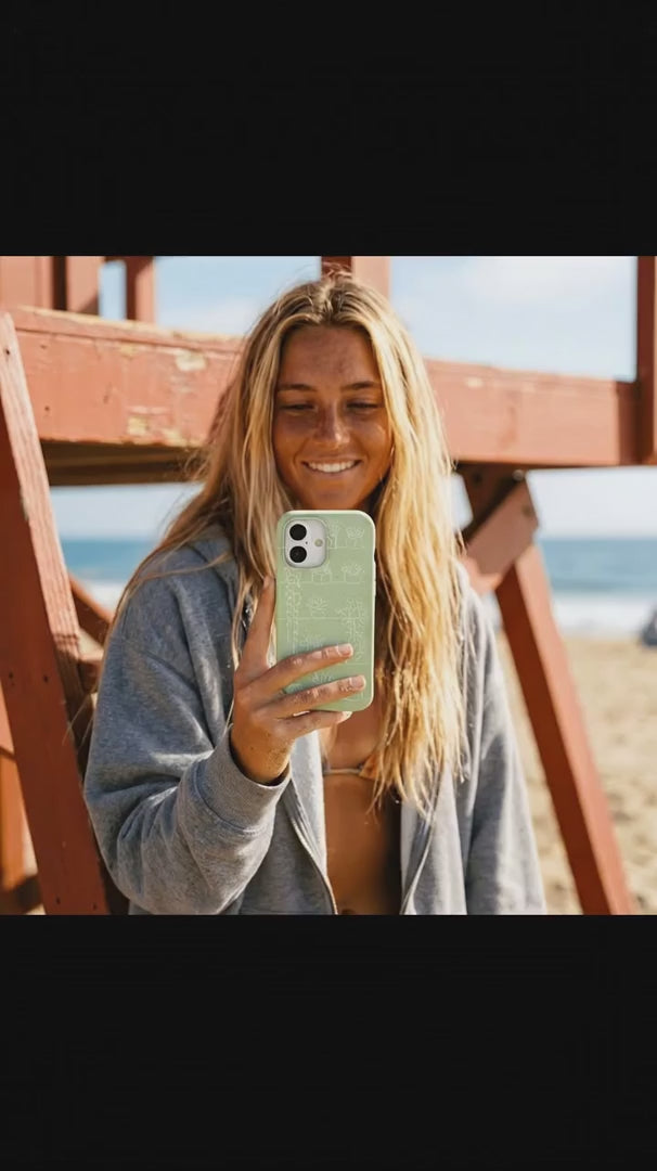 Sage Green Green Cascade iPhone 16 Pro Max Case - Product video demonstration