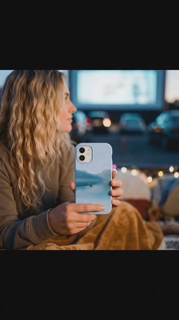 Powder Blue Serene iPhone 16 Pro Max Case - Product video demonstration