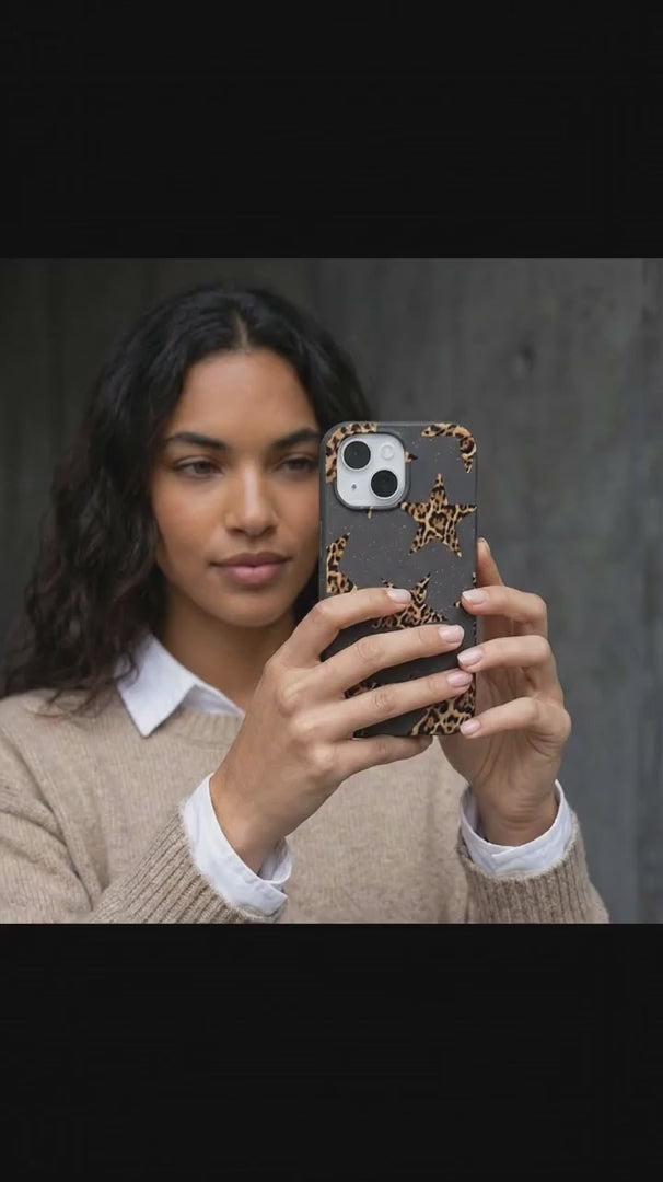 Black Jaguar Stars iPhone 16 Case - Product video demonstration