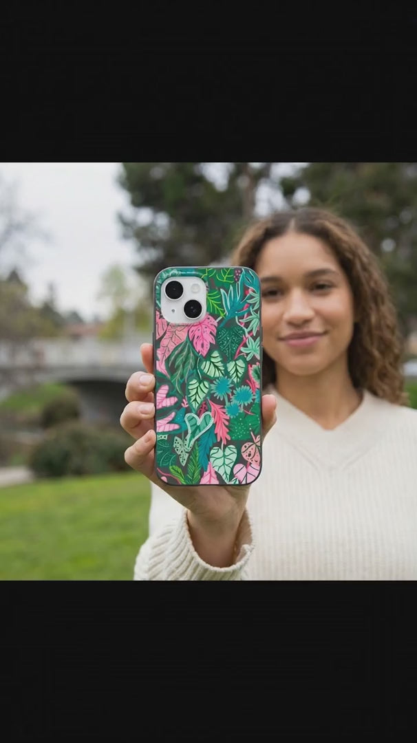 Black Tropic Noir iPhone 15 Case - Product video demonstration