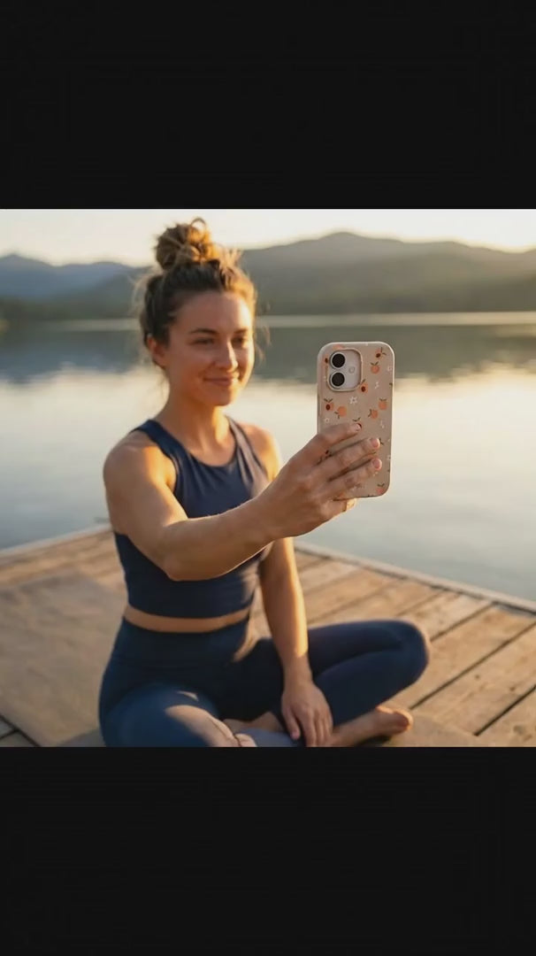 Seashell Feeling Peachy iPhone 16 Case - Product video demonstration