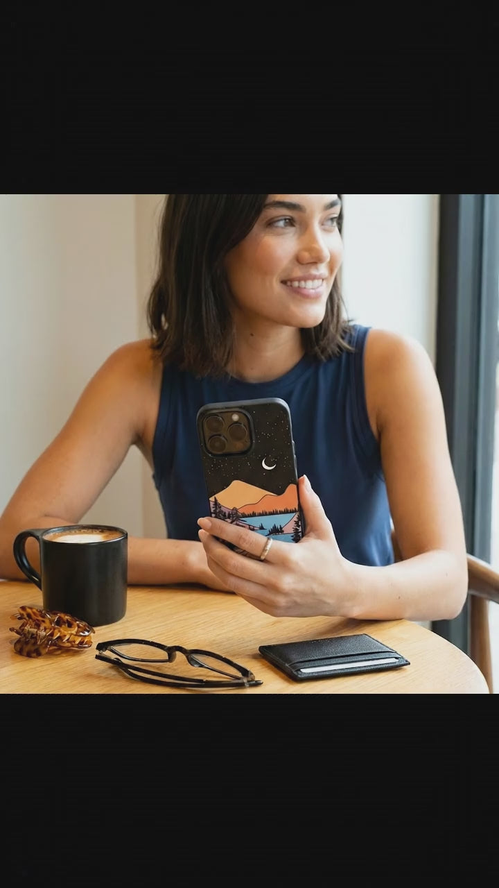 Black Night Trails iPhone 13 Pro Case - Product video demonstration