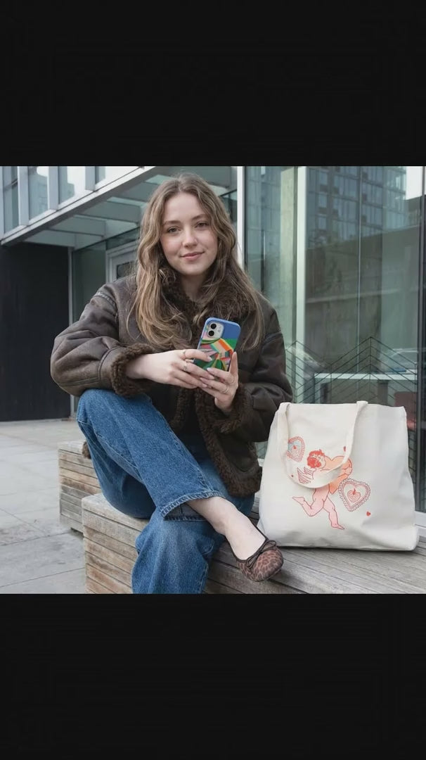 Electric Blue Bloomstatic iPhone 16 Case - Product video demonstration