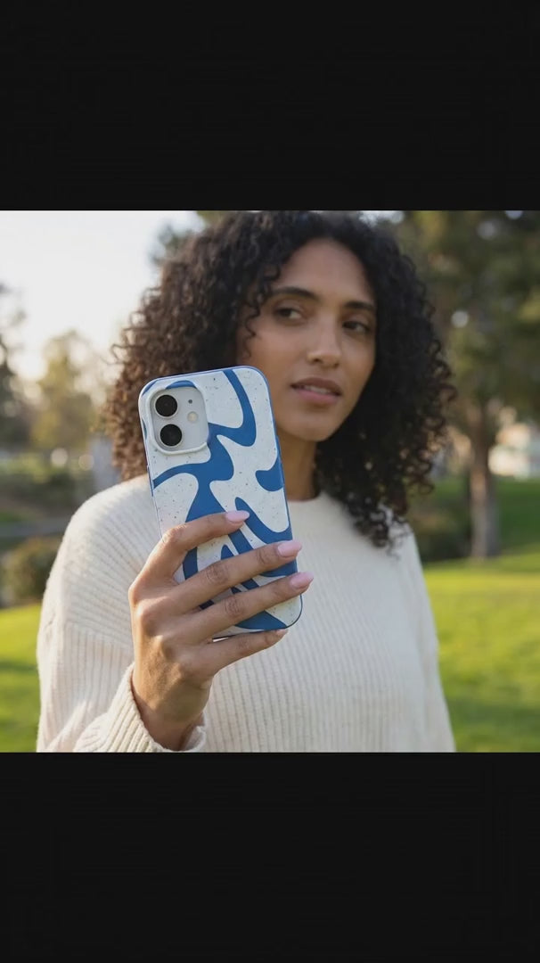 Electric Blue Blue Crush iPhone 17 Pro Case - Product video demonstration