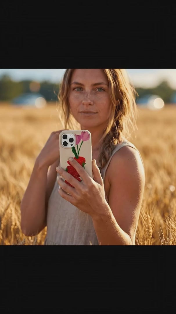 Seashell Berry Bloom iPhone 15 Case - Product video demonstration