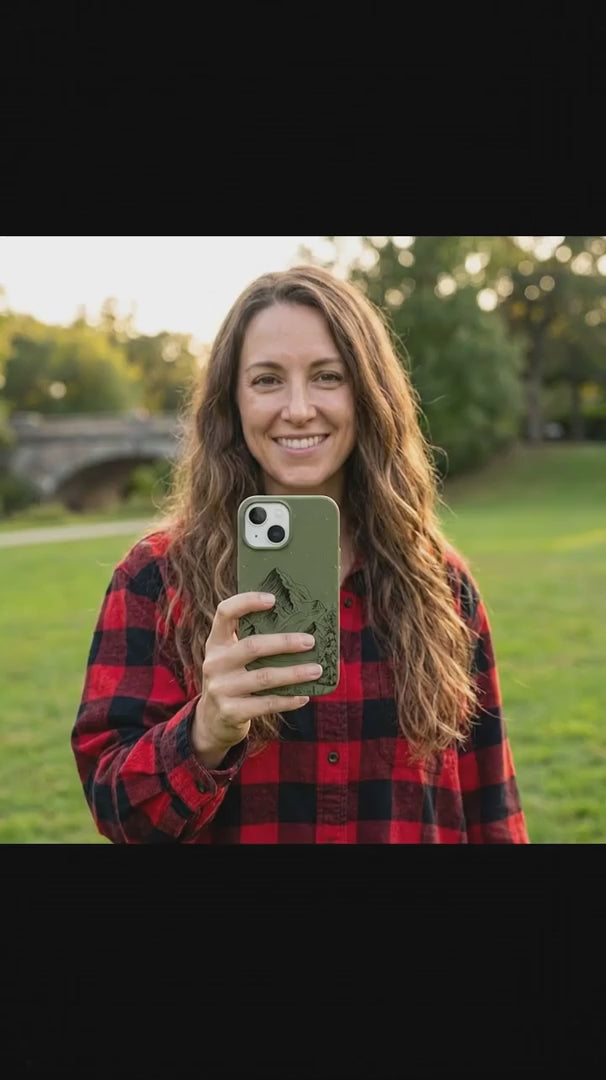 Forest Floor Line Ridge iPhone 15 Case - Product video demonstration