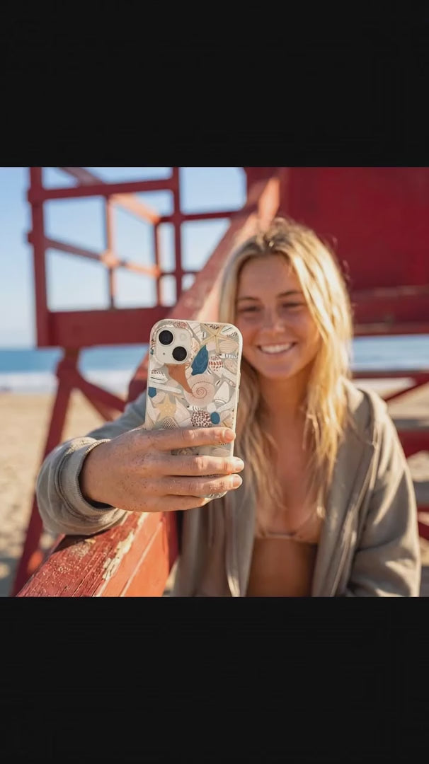 London Fog Sandy Shells iPhone 16 Pro Case - Product video demonstration