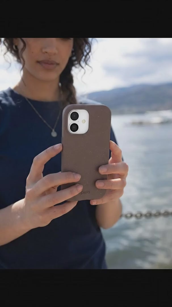 Chocolate Brown iPhone 15 Pro Case - Product video demonstration