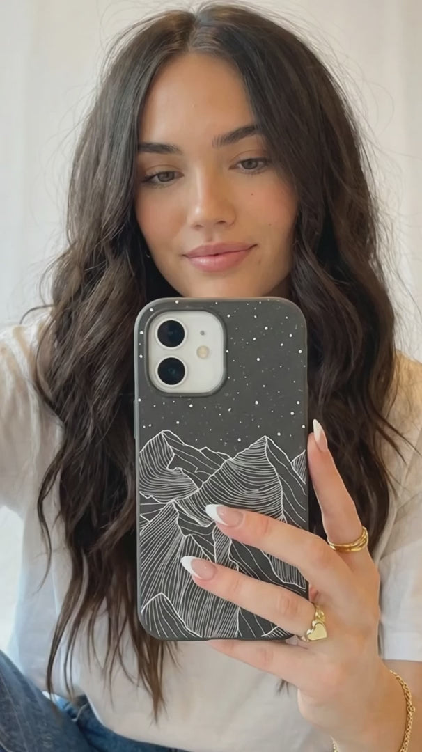 Black Night Panorama iPhone 14 Pro Max Case