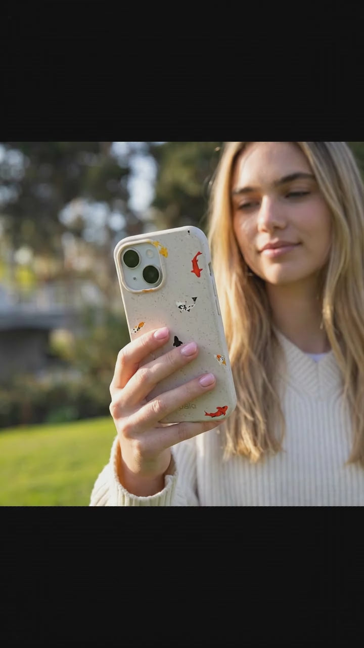 Seashell Lil Koi iPhone 17 Case - Product video demonstration