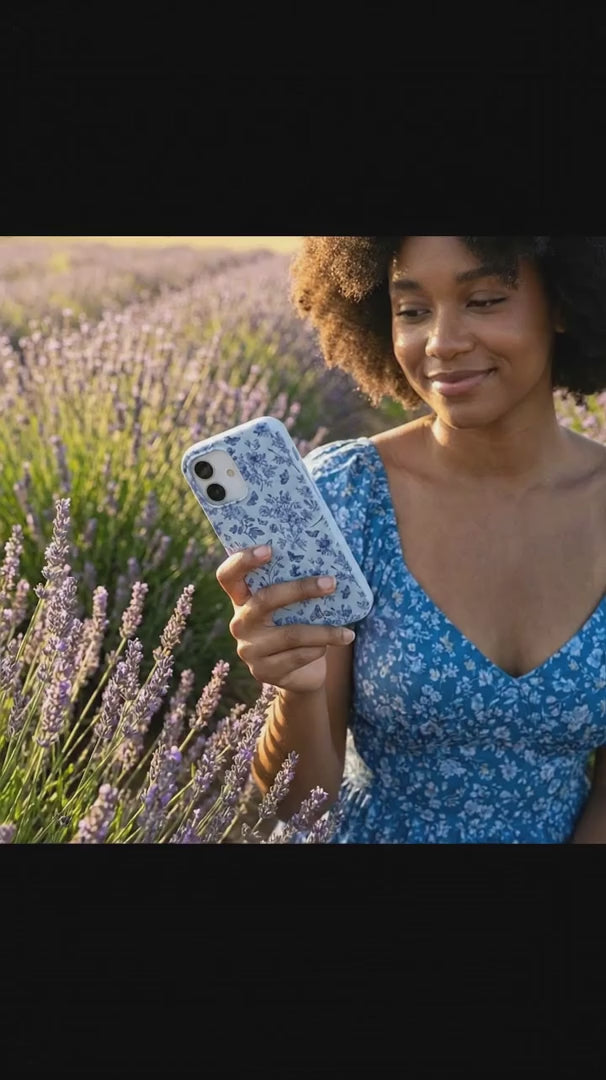 Powder Blue Porcelain iPhone 16 Pro Case - Product video demonstration