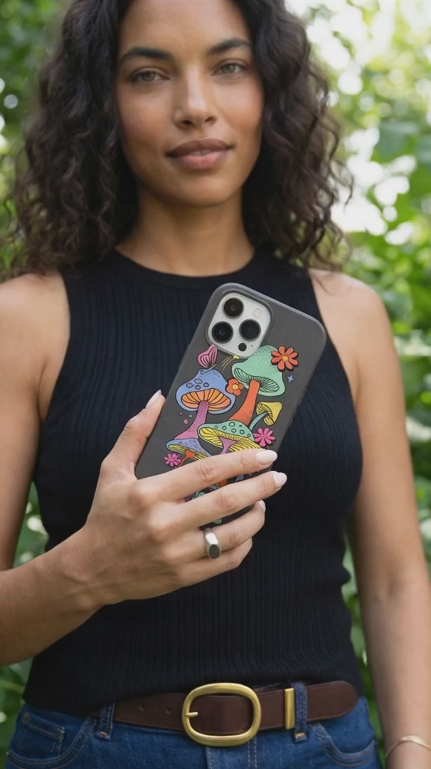 Black Magical Forest iPhone 16 Pro Max Case - Product video demonstration