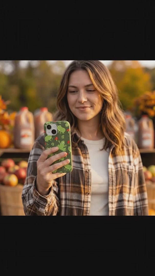 Forest Floor Frog Folk iPhone 17 Pro Case - Product video demonstration