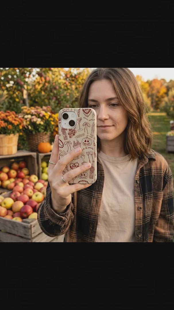 London Fog Spooky Dinner Party iPhone 15 Case - Product video demonstration