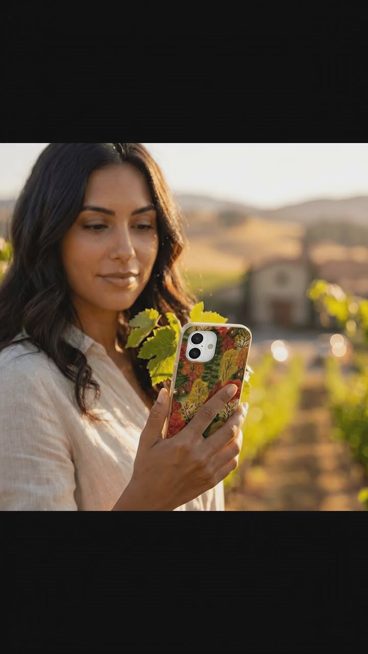 Seashell Cabins in the Woods iPhone 17 Case - Product video demonstration