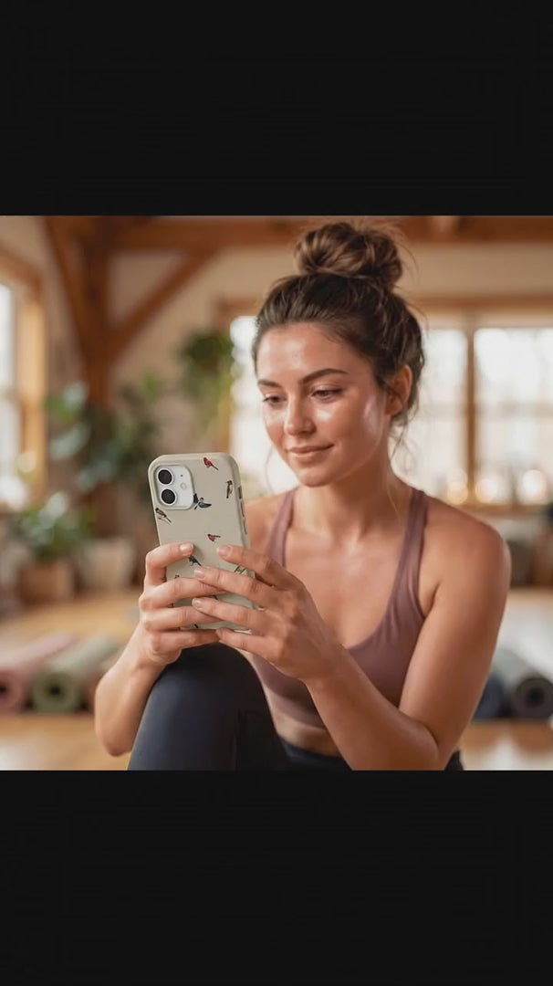 London Fog Frosted Flock iPhone 15 Pro Case - Product video demonstration