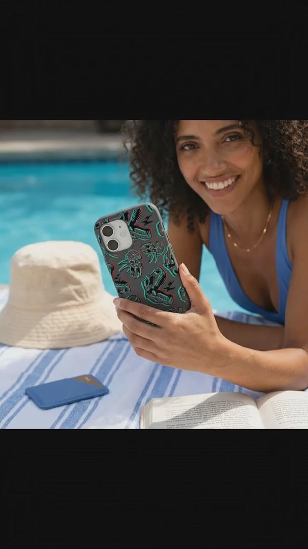 Black Fossilized iPhone 16 Pro Max Case - Product video demonstration