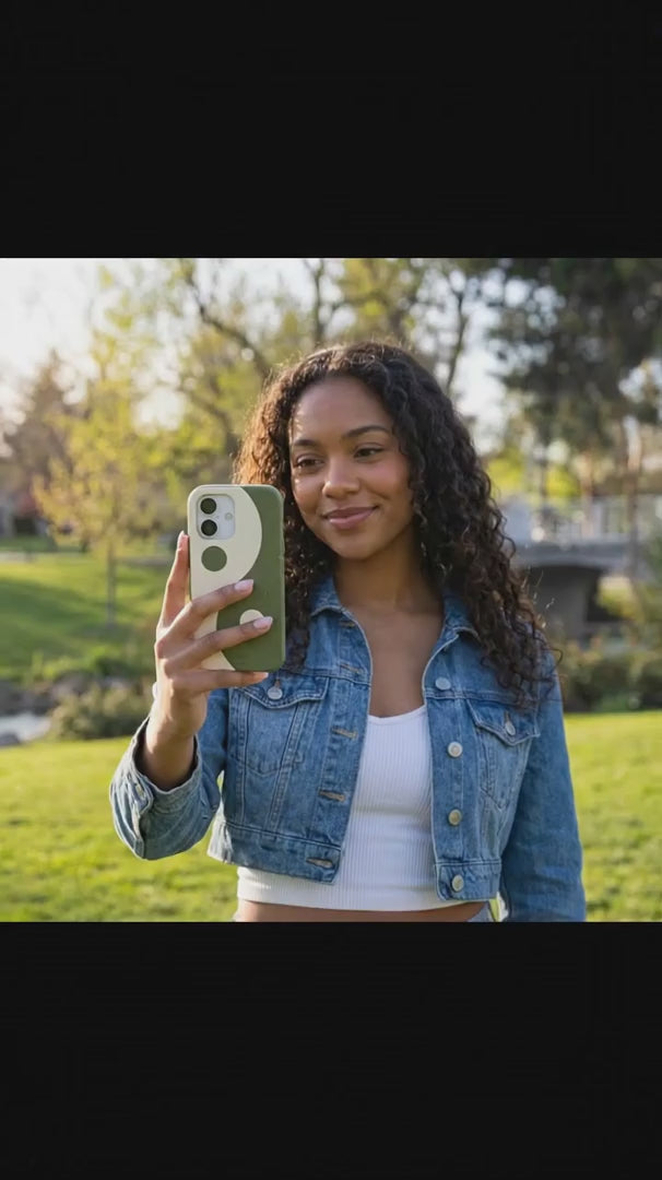 Forest Floor Yin Yang iPhone 16 Pro Max Case - Product video demonstration