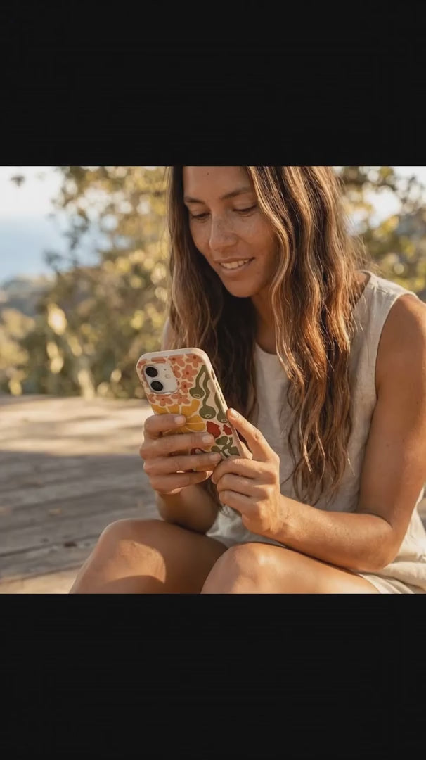 Seashell Fall Flourish iPhone 15 Case - Product video demonstration