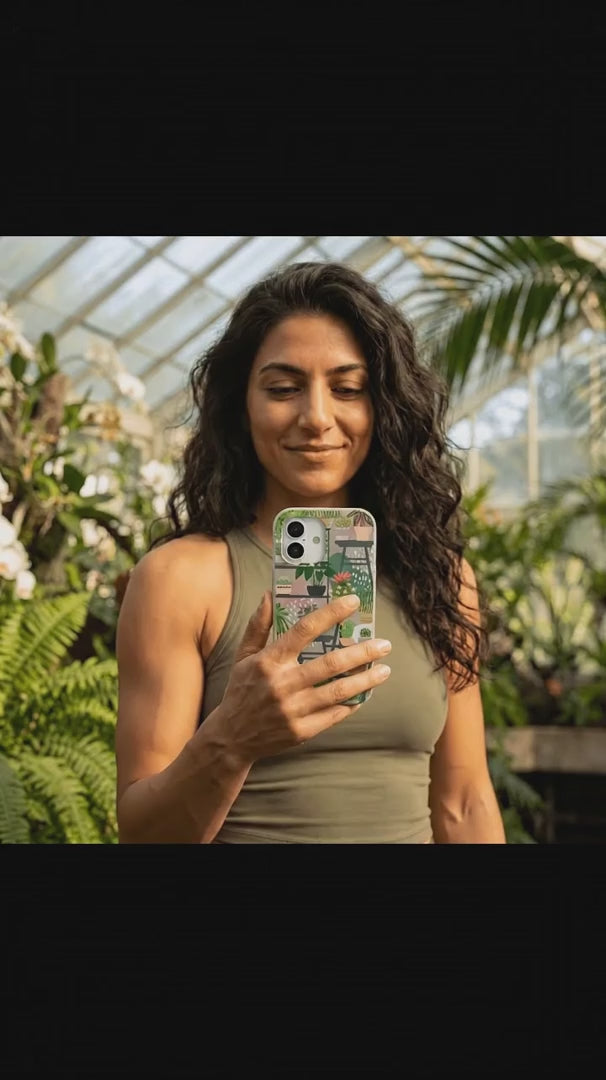 London Fog Botanical Oasis iPhone 15 Pro Case - Product video demonstration