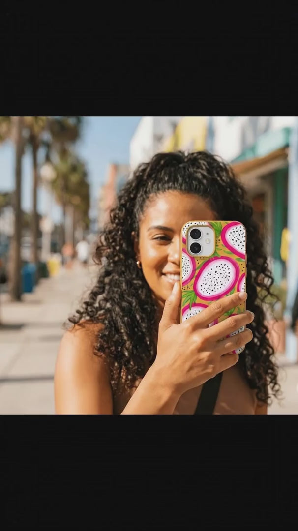 Honey Dragonfruit Pop iPhone 16 Pro Case - Product video demonstration