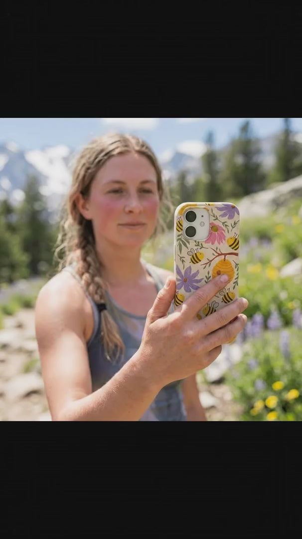 Seashell Bee Life iPhone 16 Pro Max Case - Product video demonstration