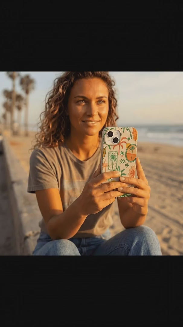 Seashell Palmography iPhone 15 Case - Product video demonstration