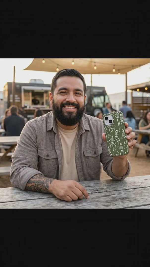 Forest Floor Boogie Bones iPhone 15 Case - Product video demonstration