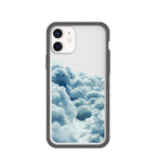 Clear Above the Clouds iPhone 12 Mini Case With Black Ridge