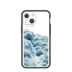 Clear Above the Clouds iPhone 13 Mini Case With Black Ridge