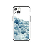 Clear Above the Clouds iPhone 14 Case With Black Ridge