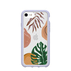 Clear Abstract Botanics iPhone 6/6s/7/8/SE Case With Lavender Ridge
