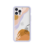Clear Abstract Dunes iPhone 12 Pro Max Case With Lavender Ridge
