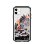 Clear Alps iPhone 11 Case With Black Ridge