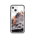Clear Alps iPhone 13 Mini Case With Black Ridge