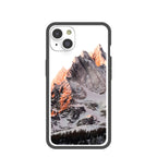 Clear Alps iPhone 14 Case With Black Ridge