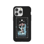 Black Aquarius iPhone 14 Pro Max Case
