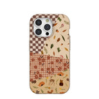 Seashell Autumn Quilt iPhone 15 Pro Case