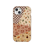 Seashell Autumn Quilt iPhone 15 Case