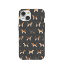 Black Beagle Buds iPhone 14 Case
