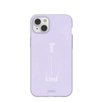 Lavender Bee Kind iPhone 14 Plus Case