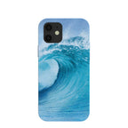 Powder Blue Big Wave iPhone 12/ iPhone 12 Pro Case