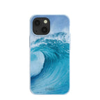 Powder Blue Big Wave iPhone 13 Mini Case