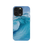 Powder Blue Big Wave iPhone 13 Pro Case