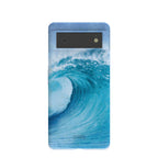 Powder Blue Big Wave Google Pixel 6 Case