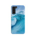 Powder Blue Big Wave Samsung Galaxy S21 Case