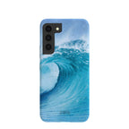 Powder Blue Big Wave Samsung Galaxy S22 Case