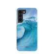 Coque Samsung Galaxy S22 Big Wave bleu poudre