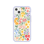 Clear Blooming Wild iPhone 13 Case With Lavender Ridge